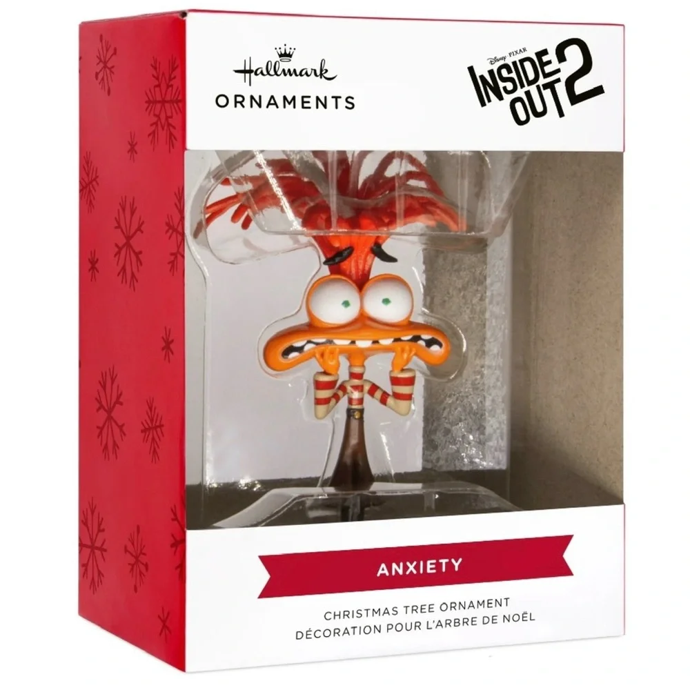 Hallmark Disney/Pixar Inside/Out 2  “Anxiety” Christmas Ornament (NWT)